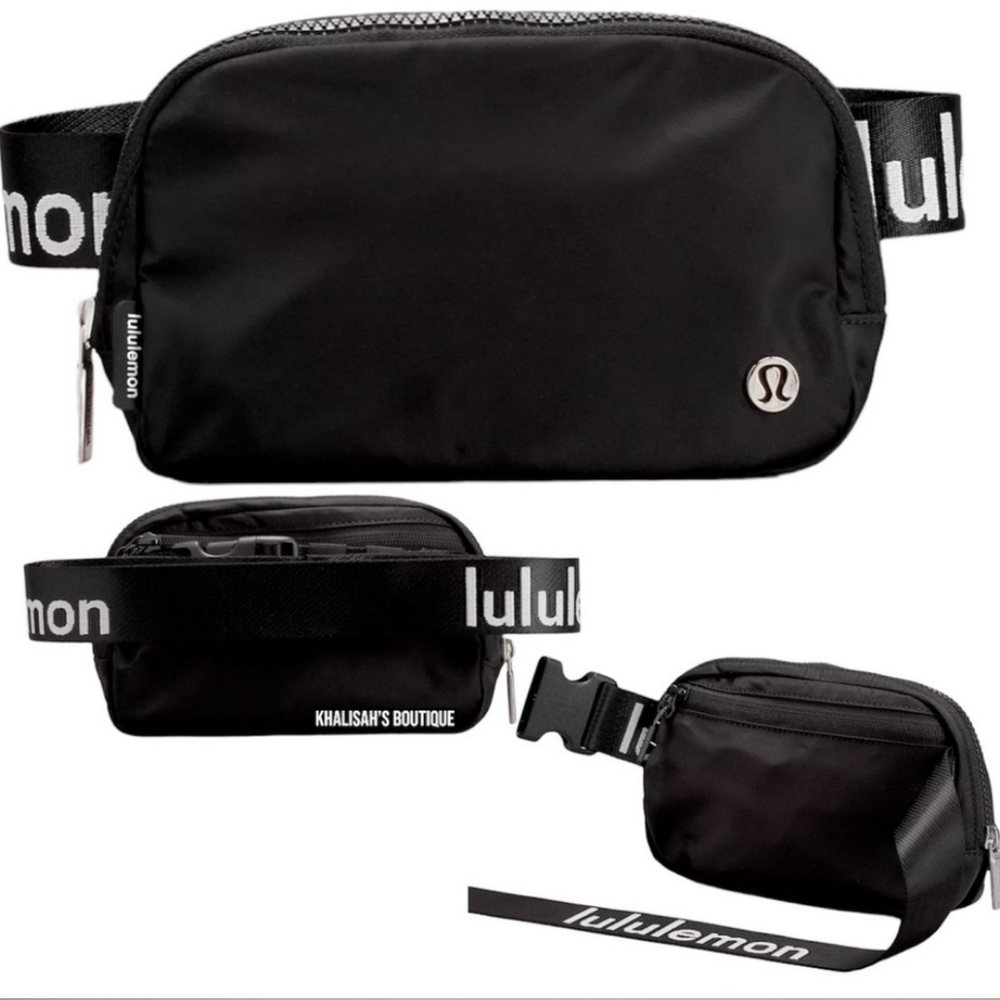 BUNDLE DEAL! Rare! NWT!! Lululemon LOGO Everywhere Belt Bag LOGO + Dual Wristlet - Picture 2 of 16